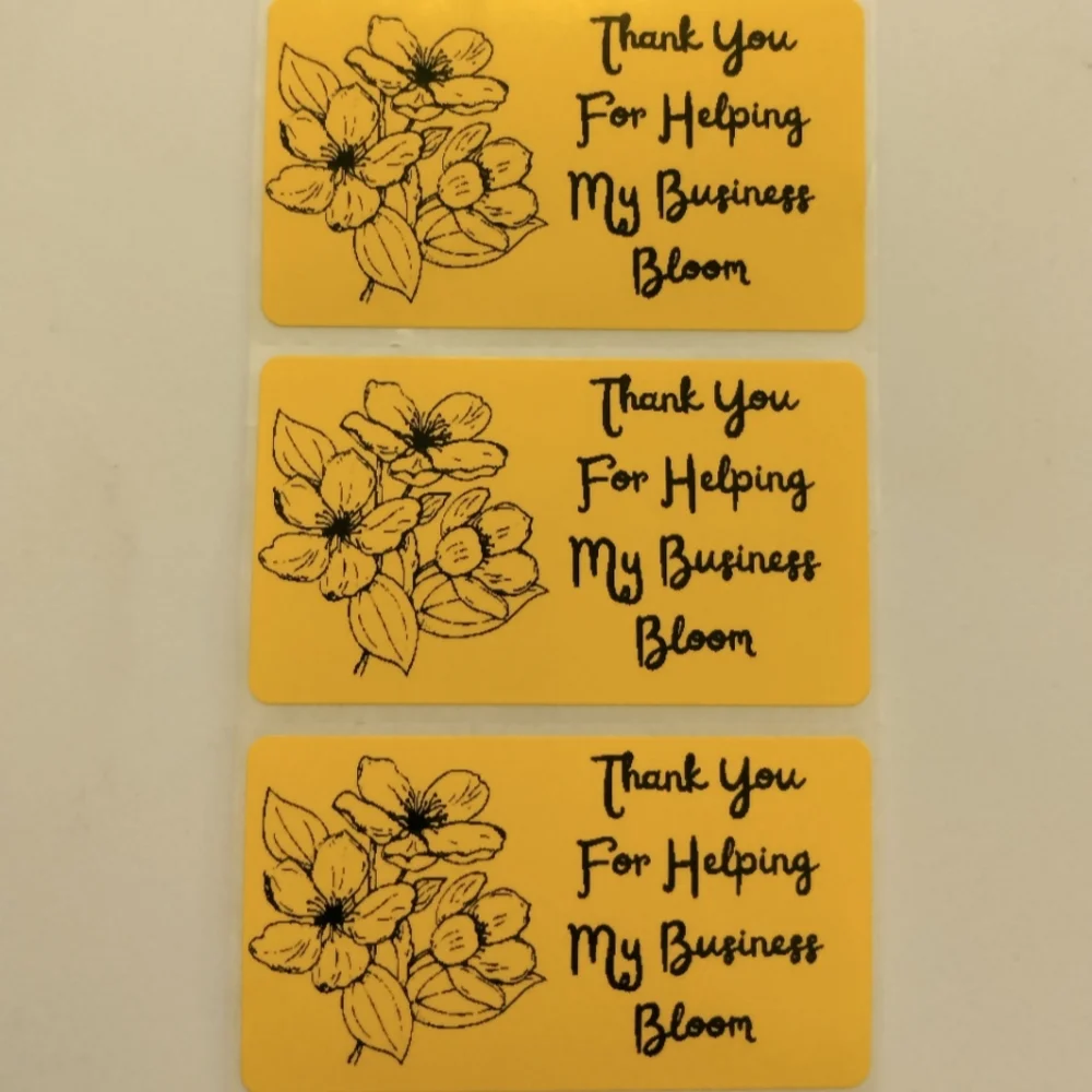 💙100 Bloom- Shipping Labels Thermal Packaging Stickers 2.25